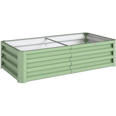 Outsunny 120x60x30,5 cm - Stahl - Hochbeet Outsunny 120x60x30,5 cm - Stahl - Hochbeet