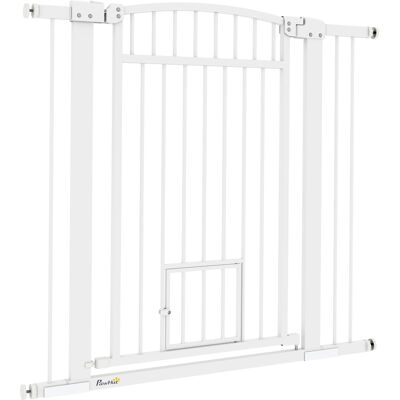 PawHut Verstellbares Hundegitter 76-104cm - Sicherheitstor PawHut Verstellbares Hundegitter 76-104cm - Sicherheitstor
