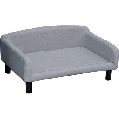 PawHut Hundesofa - Kleines Haustiersofa mit Holzbeinen - 82x54x36cm PawHut Hundesofa - Kleines Haustiersofa mit Holzbeinen - 82x54x36cm