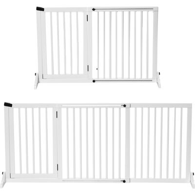PawHut - Door Gate - Weiß - 113-166 cm - Pet Gate PawHut - Door Gate - Weiß - 113-166 cm - Pet Gate