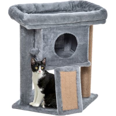 PawHut Katzenbaum mit Jute-Kratzmatte & Ball - 57H cm PawHut Katzenbaum mit Jute-Kratzmatte & Ball - 57H cm