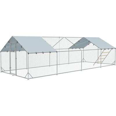 PawHut - Hühnerstall 24m² Run - 24m² - UV Dach - Chicken coop PawHut - Hühnerstall 24m² Run - 24m² - UV Dach - Chicken coop