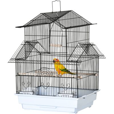 Pawhut Weiße Vogelkäfig - Kleintiervoliere Pawhut Weiße Vogelkäfig - Kleintiervoliere