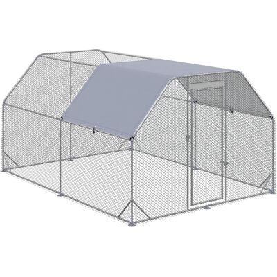 PawHut - Hühnerstall Freilaufgehege 280x380x195cm - Hühnerstall PawHut - Hühnerstall Freilaufgehege 280x380x195cm - Hühnerstall