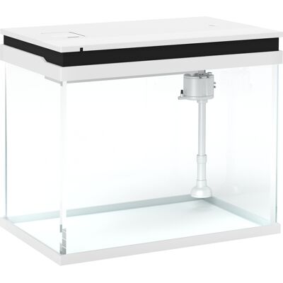 PawHut Aquarium - 41 Liter Glas-Aquarium mit Filtersystem, LED-Lichter, Wasserpumpe PawHut Aquarium - 41 Liter Glas-Aquarium mit Filtersystem, LED-Lichter, Wasserpumpe