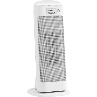 HOMCOM Keramik-Heizlüfter 2000 W – 4 Modi, Einstellbare Temperatur, 55° Oszillation, Überhitzungs- & Umkipp-Schutz, für Zuhause & Büro, Weiß Aosom HOMCOM Keramik-Heizlüfter 2000 W – 4 Modi, Einstellbare Temperatur, 55° Oszillation, Überhitzungs- & Umkipp-Schutz, für Zuhause & Büro, Weiß Aosom