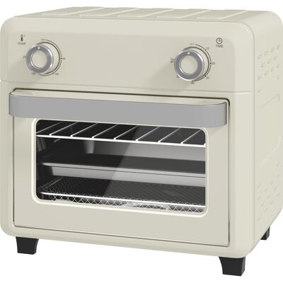 HOMCOM Minibackofen mit Umluft 10L 2 in 1 Mini Ofen mit Ofenrost, Backblech und Krümelblech, 80 °C-230 °C Heißluftfritteuse mit Touch-Screen, Timer, Innenbeleuchtung, 1000W, Edelstahl Aosom HOMCOM Minibackofen mit Umluft 10L 2 in 1 Mini Ofen mit Ofenrost, Backblech und Krümelblech, 80 °C-230 °C Heißluftfritteuse mit Touch-Screen, Timer, Innenbeleuchtung, 1000W, Edelstahl Aosom