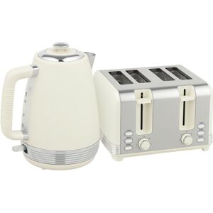 HOMCOM Wasserkocher Toaster Set Frühstück-Set mit 4 Scheiben Toaster, 1,7L Wasserkocher, 2200 W, 7 Bräunungsstufen, Krümelfach, Auftauen, Aufwärmen und Strix Thermostat, Creme Aosom HOMCOM Wasserkocher Toaster Set Frühstück-Set mit 4 Scheiben Toaster, 1,7L Wasserkocher, 2200 W, 7 Bräunungsstufen, Krümelfach, Auftauen, Aufwärmen und Strix Thermostat, Creme Aosom