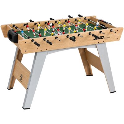 SPORTNOW Tischkicker Kickertisch inkl 22 Kicker 2 Bälle Rutschfest Griffe Punktezähler Schräge Beine, Spieltisch für Kinder & Erwachsene Tischfußball 121x87x77cm Naturholz Aosom SPORTNOW Tischkicker Kickertisch inkl 22 Kicker 2 Bälle Rutschfest Griffe Punktezähler Schräge Beine, Spieltisch für Kinder & Erwachsene Tischfußball 121x87x77cm Naturholz Aosom