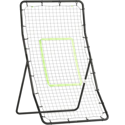 HOMCOM Kickback Rebounder Tor 75x126cm, Rückprallwand aus Stahl und PE, Trainingshilfe für Fußball, Schwarz Aosom.de HOMCOM Kickback Rebounder Tor 75x126cm, Rückprallwand aus Stahl und PE, Trainingshilfe für Fußball, Schwarz Aosom.de