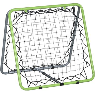 HOMCOM Fußball Rebounder Kickback Tor Rückprallwand Netz für Baseball beidseitiger Rückprall verstellbar 5 Stufen Grün Schwarz Aosom.de HOMCOM Fußball Rebounder Kickback Tor Rückprallwand Netz für Baseball beidseitiger Rückprall verstellbar 5 Stufen Grün Schwarz Aosom.de