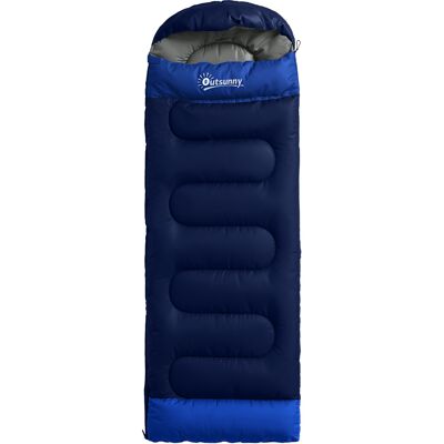 Outsunny Schlafsack Deckenschlafsack 3 Jahreszeiten Mumienschlafsack für Erwachsene Campingschlafsack für Outdoor, Camping, Trekking, Reisen Marineblau Aosom Outsunny Schlafsack Deckenschlafsack 3 Jahreszeiten Mumienschlafsack für Erwachsene Campingschlafsack für Outdoor, Camping, Trekking, Reisen Marineblau Aosom