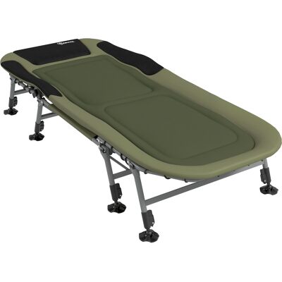 Outsunny Campingbett Feldbett klappbar Reisebett verstellbar Klappbett bis 180 kg belastbar für Outdoor Oxford Grün Aosom Outsunny Campingbett Feldbett klappbar Reisebett verstellbar Klappbett bis 180 kg belastbar für Outdoor Oxford Grün Aosom