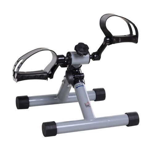 HOMCOM Mini Heimtrainer Mini-Bike Beintrainer Fitness Pedaltrainer Armtrainer faltbar stufenloser Widerstand für Hilfsrehabilitation