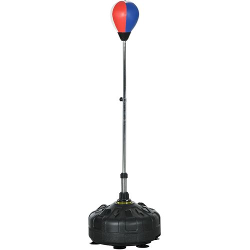 SPORTNOW Punchingball Boxsack höhenverstellbar 147-165 cm, Standbox-Trainer für Fitness & Training, Schwarz Aosom.de