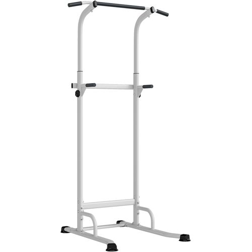 SPORTNOW Klimmzugstange mit verstellbarer Höhe 176,5-227 cm, robuste Dip-Station fürs Homegym, multifunktionale Klimmzugmaschine, Krafttraining, Belastbarkeit 120 kg Aosom