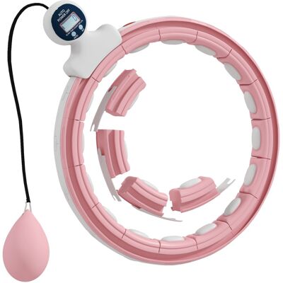 SPORTNOW Hula Hoop Fitness Reifen - Verstellbar 76-113cm - 16 Abschnitte SPORTNOW Hula Hoop Fitness Reifen - Verstellbar 76-113cm - 16 Abschnitte