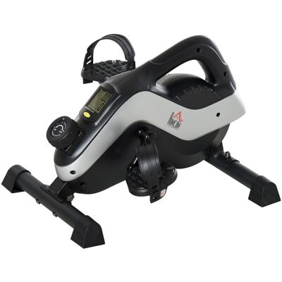 HOMCOM Mini Heimtrainer Pedaltrainer für Beintraining Pedal-Trainer mit LCD-Display Befestigungsgurt Anti-rutschmatte Beintrainer für Senioren Zuhause Heim Büro Schwarz+Silber Aosom HOMCOM Mini Heimtrainer Pedaltrainer für Beintraining Pedal-Trainer mit LCD-Display Befestigungsgurt Anti-rutschmatte Beintrainer für Senioren Zuhause Heim Büro Schwarz+Silber Aosom