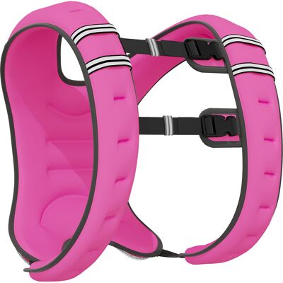 HOMCOM Gewichtsweste 8 kg, atmungsaktiv mit Aufbewahrungstasche und Schulterriemen, Gewichtsweste aus Oxford-Gewebe, Metall und Sand, 40x35 cm, Rosa Aosom HOMCOM Gewichtsweste 8 kg, atmungsaktiv mit Aufbewahrungstasche und Schulterriemen, Gewichtsweste aus Oxford-Gewebe, Metall und Sand, 40x35 cm, Rosa Aosom