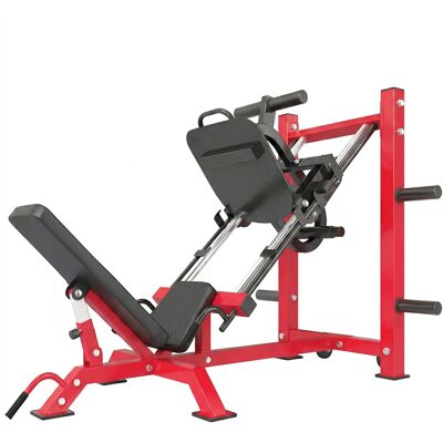 SPORTNOW Beinpresse mit Rollen Wadenblock, verstellbare Beinverlängerungs- und Kniebeugemaschine für das Heimtraining mit Hantelscheibenaufbewahrung, 455 kg Kapazität, robuste Trainingsausrüstung Aosom SPORTNOW Beinpresse mit Rollen Wadenblock, verstellbare Beinverlängerungs- und Kniebeugemaschine für das Heimtraining mit Hantelscheibenaufbewahrung, 455 kg Kapazität, robuste Trainingsausrüstung Aosom