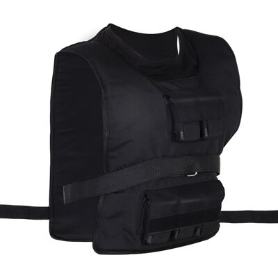 HOMCOM Gewichtsweste 20 kg verstellbare Trainingsweste für Krafttraining und Fitness, Oxford Material, Schwarz 36 x 52 cm Aosom.de HOMCOM Gewichtsweste 20 kg verstellbare Trainingsweste für Krafttraining und Fitness, Oxford Material, Schwarz 36 x 52 cm Aosom.de