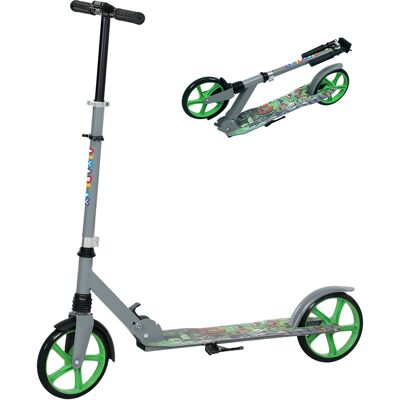 AIYAPLAY Roller Kinder Klappbar Kinderroller mit Verstellbare Lenkerhöhe, 2 Großen Rädern, Hinterer Schutzblechbremse, Tretroller Scooter für Kinder ab 6-12 Jahren Grün Aosom AIYAPLAY Roller Kinder Klappbar Kinderroller mit Verstellbare Lenkerhöhe, 2 Großen Rädern, Hinterer Schutzblechbremse, Tretroller Scooter für Kinder ab 6-12 Jahren Grün Aosom