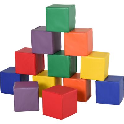 HOMCOM 12er-Set Schaumstoff Bausteine - Sicheres Spielzeug für 1-3 Jahre HOMCOM 12er-Set Schaumstoff Bausteine - Sicheres Spielzeug für 1-3 Jahre