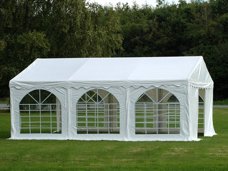 Dancover Partyzelt Festzelt Original 3x6m PVC, Weiß