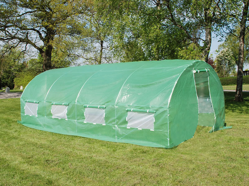 Dancover Foliengewächshaus 3x6x2m, 18m², Grün