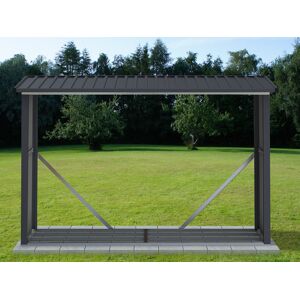 Dancover Holzlager 2,42x0,89x1,56m ProShed®, Anthrazit