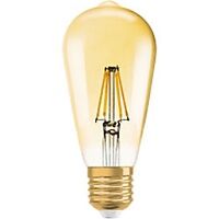 Osram 1906 EDISON GOLD LED Glühbirne Glasklar E27 7 W Warmweiß