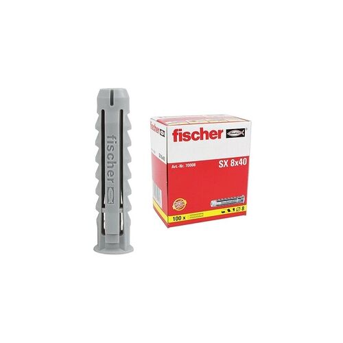 Fischer 100 Stk. Fischer Dübel SX 8 x 40 - 70008