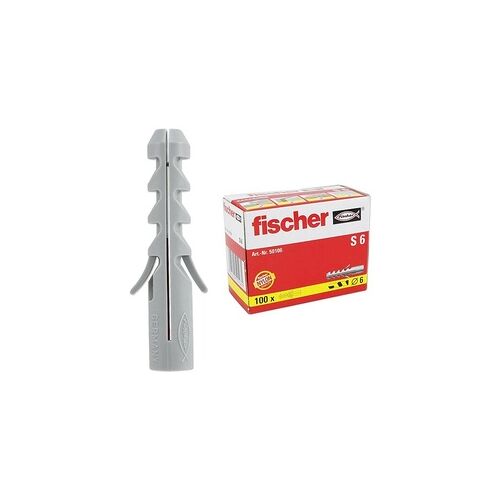 Fischer 100 Stk. Fischer Dübel S 6 - 50106