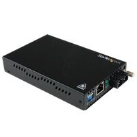 STARTECH.COM ST ET91000SC2 - Medienkonverter, Gigabit Ethernet, SC, Singlemode