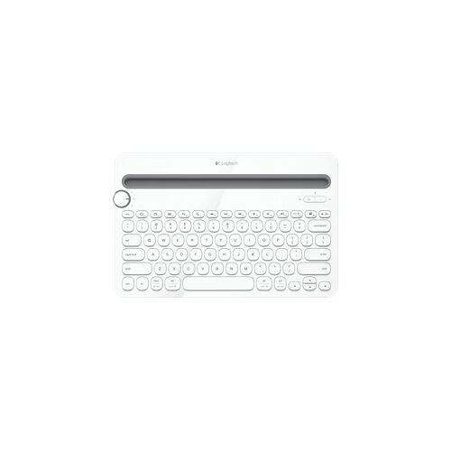 Logitech K480 WS - Funk-Tastatur, Bluetooth, weiß, Win/Mac/Android