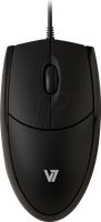 V7 MV3000010BLK - Maus (Mouse), Kabel, USB, schwarz