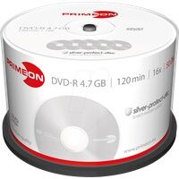 Primeon PRIM 2761204 - DVD-R 4.7GB/120Min, 50-er Cakebox