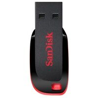 SanDisk Cruzer Blade 128GB USB-Stick USB 2.0 (Schwarz, Rot)