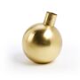Kave Home - Ferwick Vase aus goldenem Metall