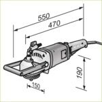 Flex-tools LW 1202 SN Nat-Steenpolijstmachine met PRCD-schakelaar 130 mm 1600W