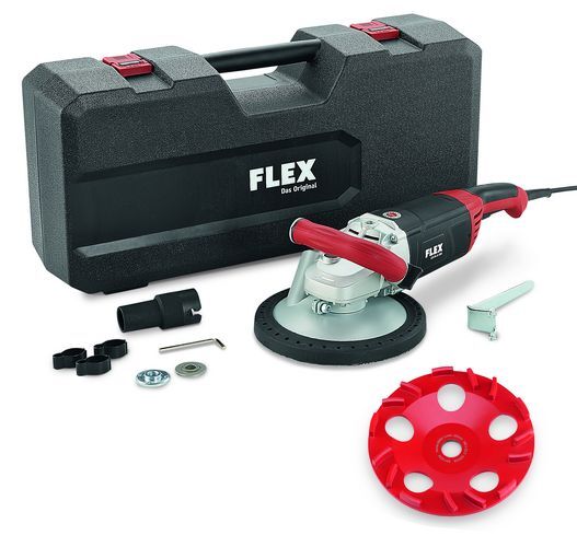 Flex-tools 418.862 LD 24-6 180 Kit E-Jet Sanierungsschleifer für Flächen 2400 Watt 180 mm