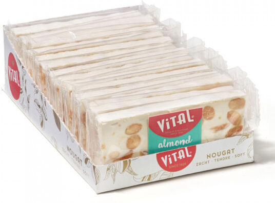 Nougat Riegel-Set Vital „Mandel“, 15 x 45 g