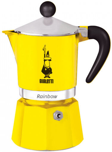 Espressokocher Bialetti „Moka Rainbow 3-cup Yellow“