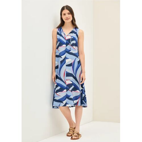 Cecil / Gemustertes Kleid - urban navy blue / Blau / 100% Viskose / XXL XL S XS L M