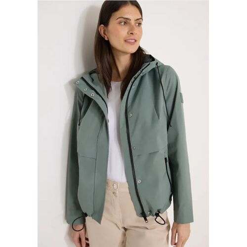 Cecil / Windbreaker mit Hoodie - kelp green / Grün / 100% Polyester / L XXL XS S XL M