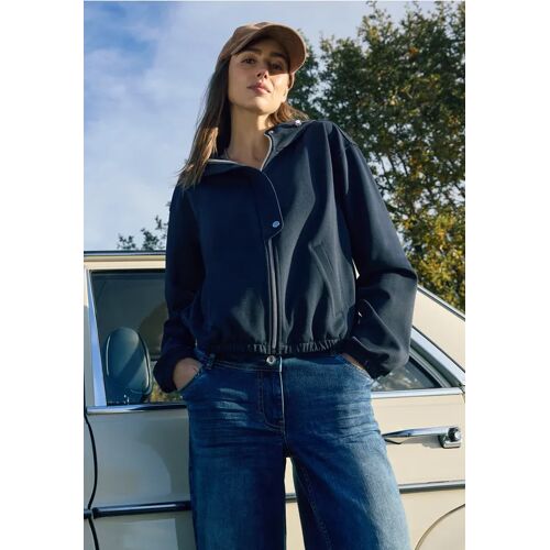 Cecil / Moderner Blouson - universal blue / Blau / 50% Polyester/43% Baumwolle/7% Elasthan / XL S M XS XXL L