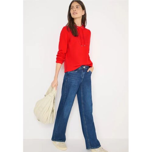 Cecil / Funnelneck Sweatshirt - pumkin orange / Orange / 56% Polyester/44% Baumwolle / M L XXL XS XL