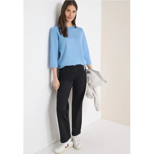 Cecil / Soft Touch Shirt - cloud blue / Blau / 48% Polyester/48% Viskose/4% Elasthan / XS XL XXL S M L