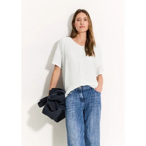 Cecil / Crepe Bluse - vanilla white / Weiß / 100% Viskose / L XXL M S XL