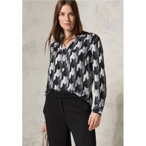 Cecil / Bedruckte Bluse - Black / Schwarz / 100% Viskose / XXL L XS M XL S